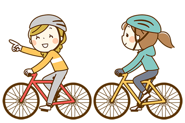 レンタサイクルイラスト